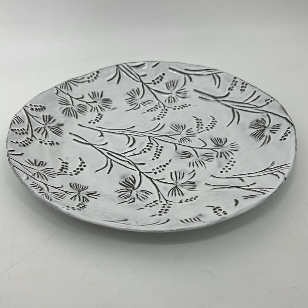 Astier de Villatte “Robinson” Plate Handmade  French Parisian Dinnerware Artisan - Picture 5 of 6